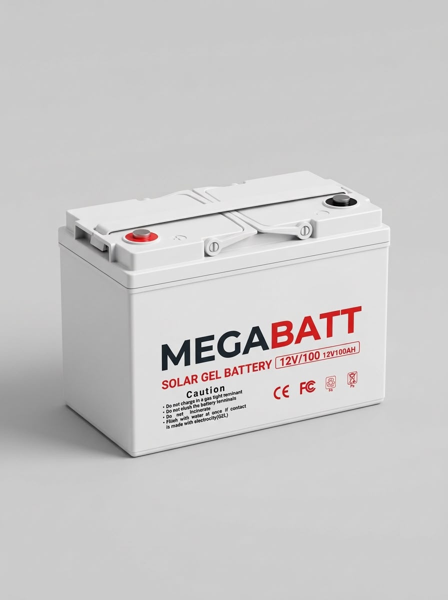 Гелевый аккумулятор MEGABATT 12V 100Ah
