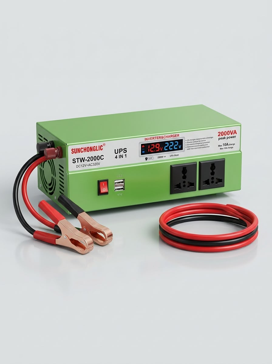 Инвертор и зарядное устройство SUNCHONGLIC STW-2000C (UPS 4 in 1, 2000VA)
